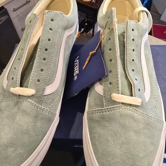 Vans Premium Pig Suede Old Skool 36 LX Shoes Sneakers VN000CQDCPG1 Mens Sz 10.5 - Picture 5 of 10